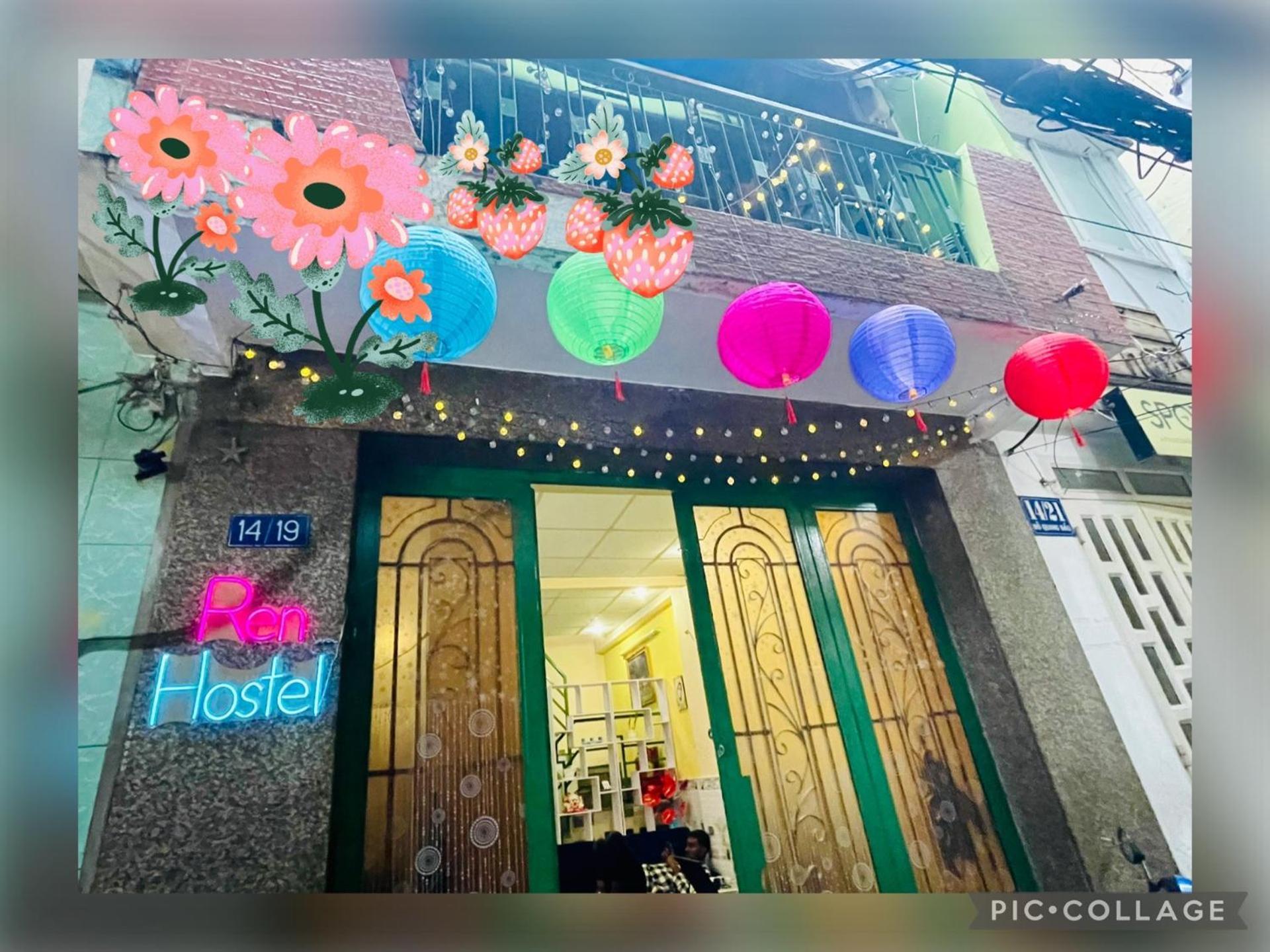 花ren Hostel Cidade de Ho Chi Minh Exterior foto